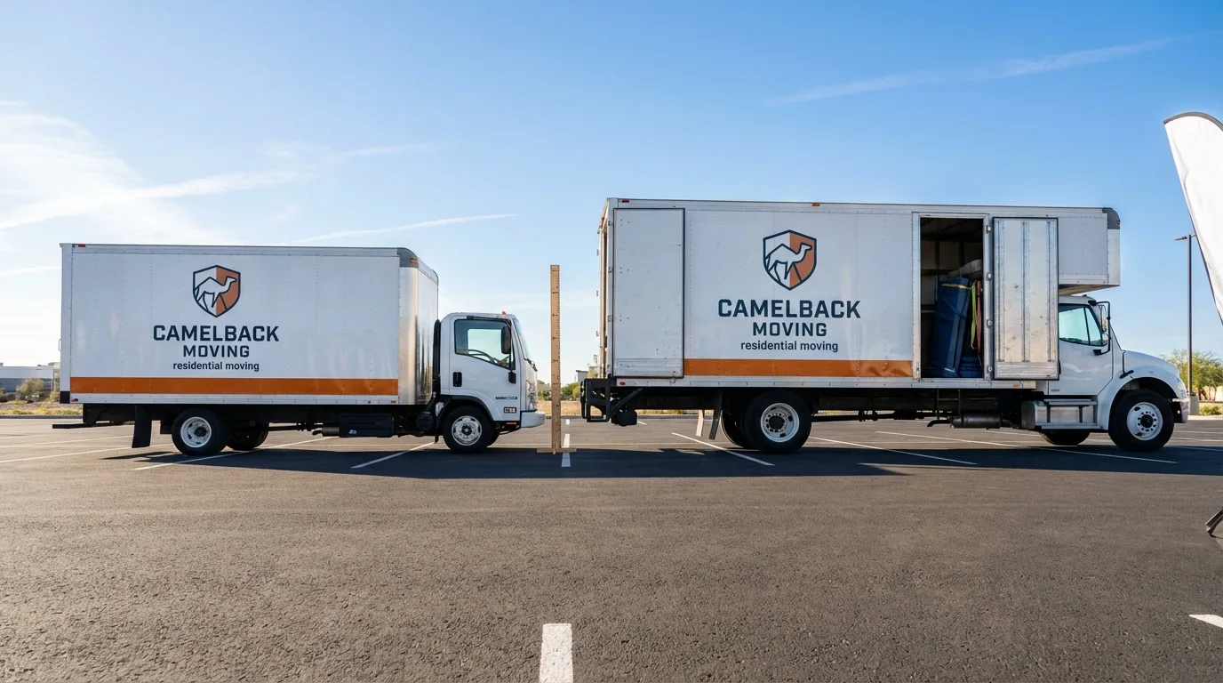 Moving truck size capacity guide in Lake View